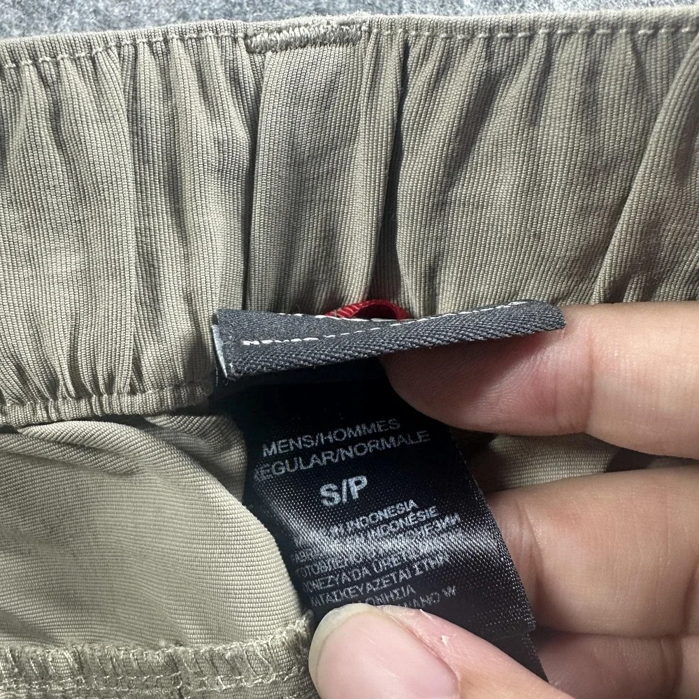 The North Face Convertible Cargo Pants Men 29 Tan Khaki Hiking Zip Off Outdoor